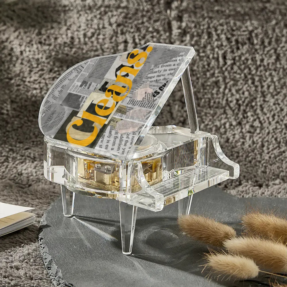Crystal Piano Music Box