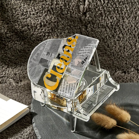 Crystal Piano Music Box